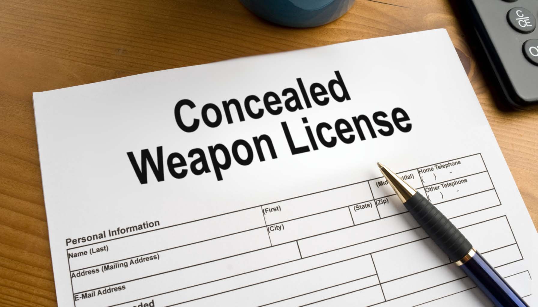 Concealed Weapon License